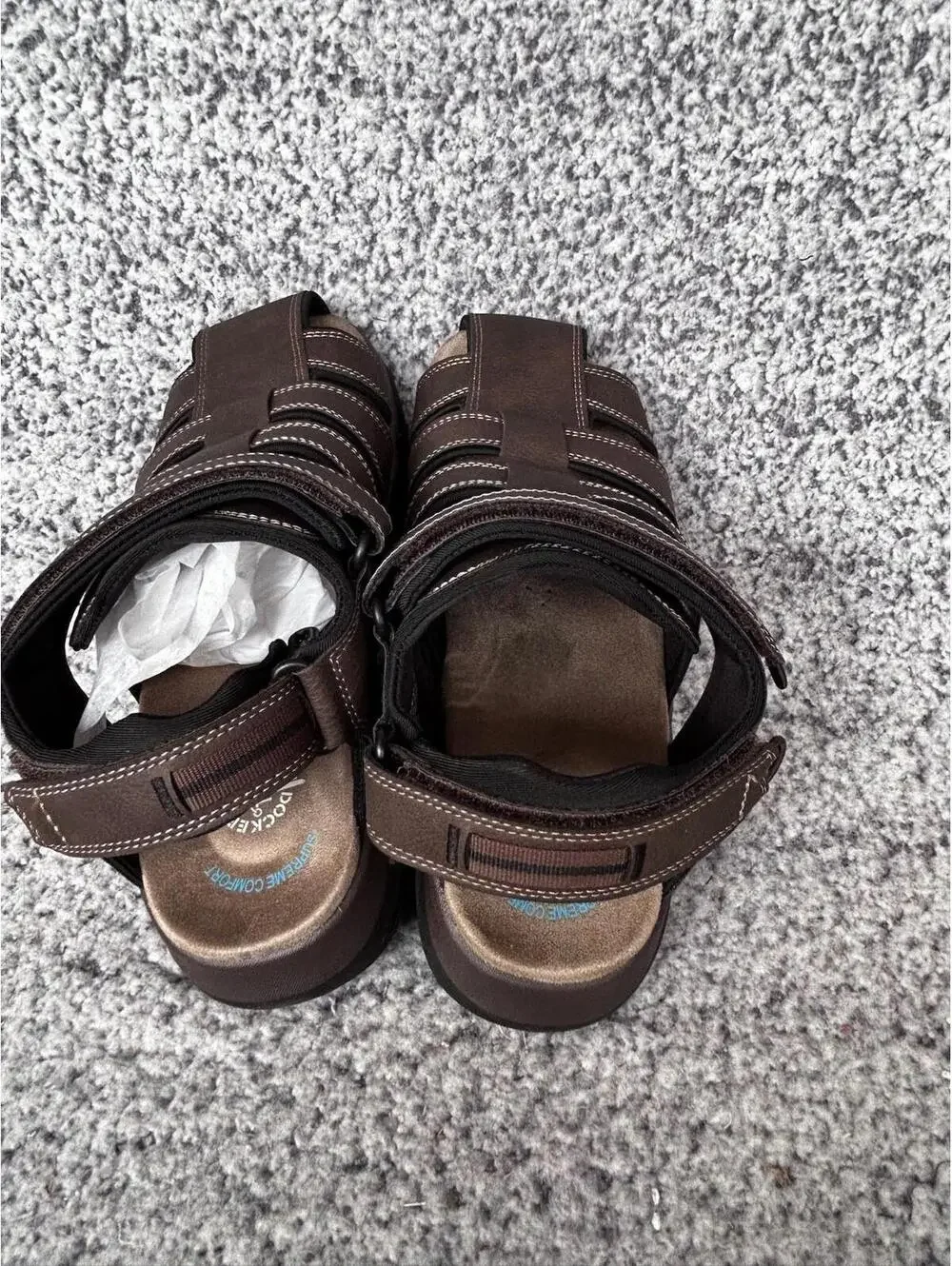 Dockers Mens Byrd Casual Comfort Outdoor Sport Sandal Shoe Dark Brown Size 11M
